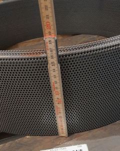 Perforated plate 3,0mm D=3,0mm type 2 f/mill BDS 11+15KW M&M